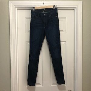 Joe’s Jeans Size 24 High Rise Skinny Ankle Jean